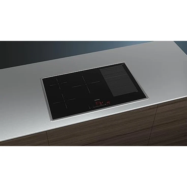 Siemens EX845HVC1E iQ700, Smartes Induktionskochfeld, 80 cm, Schwarz, Mit Rahmen aufliegend, varioInduktion, TouchSlider, Bratensensor Pro - Braten ohne Anbrenngefahr – Bild 3