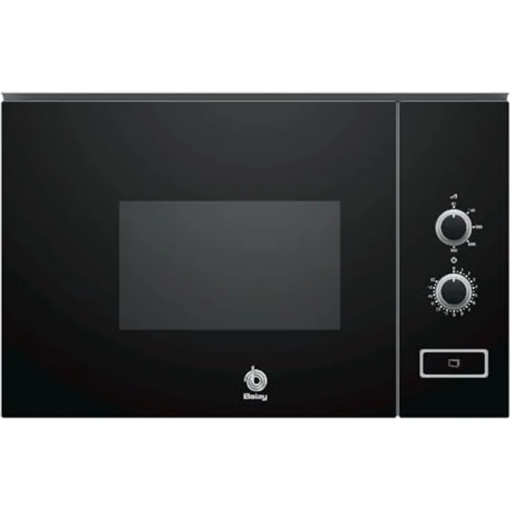 Balay Mikrowelle 3CP5002N3, Schwarz, Edelstahl mit Innenbeleuchtung und 5 Ebenen