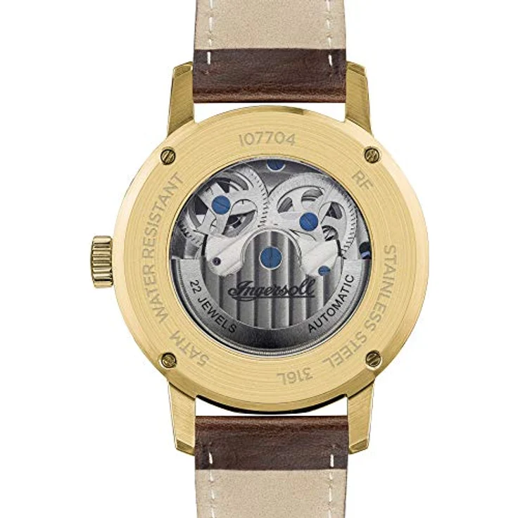 Ingersoll Armbanduhr Herren Chronograph Automatik The Jazz I07704, Automatikuhr, 42 mm, braun – Bild 5
