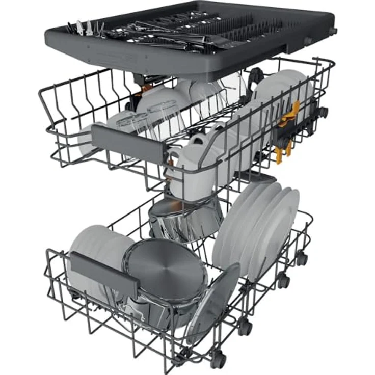 Whirlpool WH6IC11BS7LSA0, Voll integrierbarer Geschirrspüler mit 11 Maßgedecken, 41 dB, Energieeffizienzklasse C, Intensiv- und Eco-Programm – Bild 8
