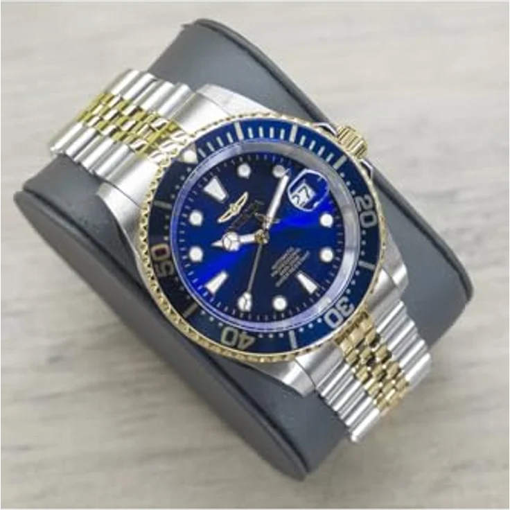 Invicta Pro Diver Automatikuhr, Edelstahlgehäuse 42mm, blau, 20 bar wasserdicht – Bild 3