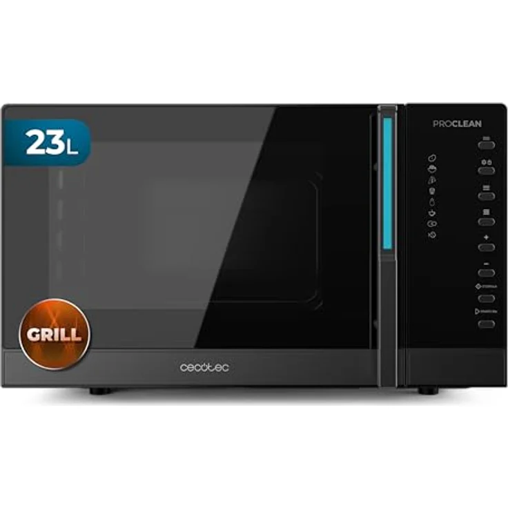 Cecotec Proclean 5130, Digitale Mikrowelle mit Grill, 23L, 800 W Leistung, 8 Programmierte Funktionen, Kindersicherung – Bild 1