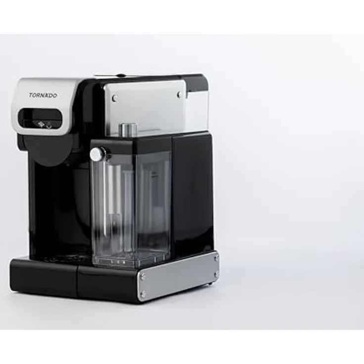 Tornado TST-550M-GS, 7 in 1 Multi-Kaffeekapselmaschine, 19-bar, vollautomatisch, silber-schwarz, 1 l Wassertank, LCD-Display – Bild 1