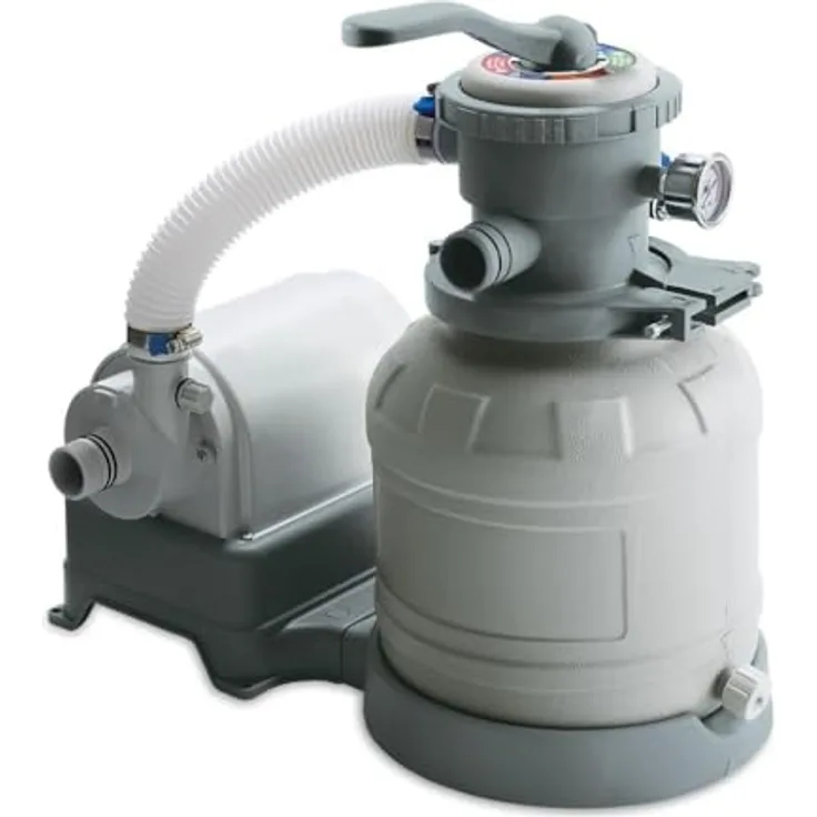 Summer Waves Zandfilterpomp 4164 Liter pro Stunde, effektive Wasserfiltration für Schwimmbecken