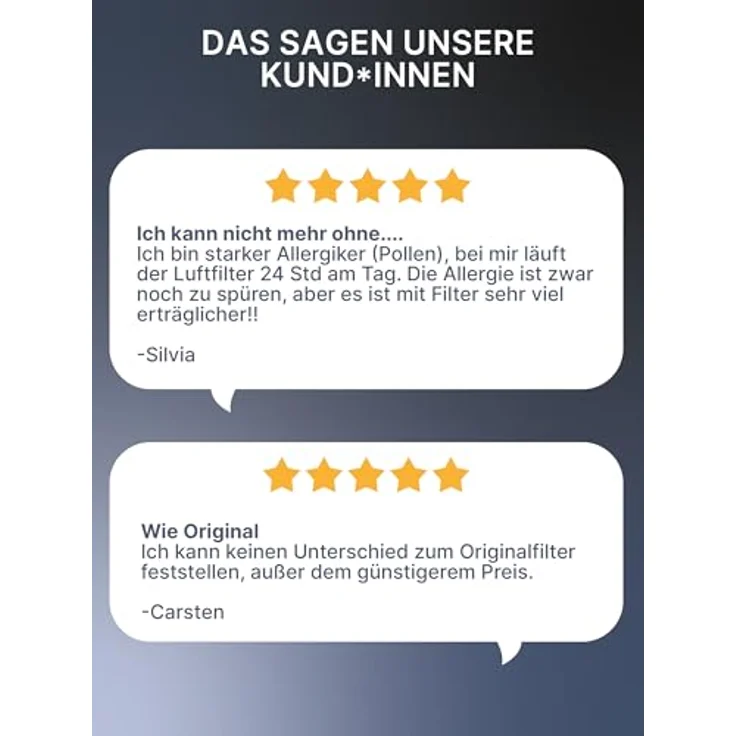 Comedes Ersatzfilterset für Dyson Luftreiniger 970341-01, 2-teilig mit Hepa-Element und Aktivkohle, passend für TP06, HP06, PH01, PH02, HP07, TP07, HP09, TP09, Pure Cool – Bild 5