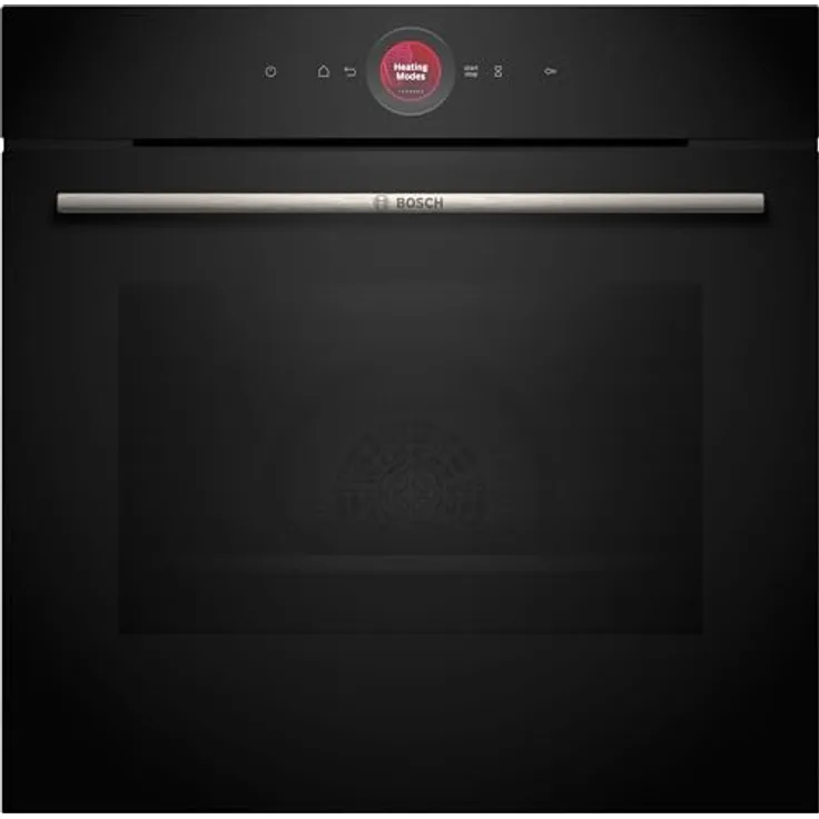 Bosch HBG7741B1, Serie 8 Smarter Einbau-Backofen, Made in Germany, Schwarz, Pyrolyse & Hydrolyse Selbstreinigung, Air Fry, Bosch Back Assist, 4D Heißluft, Farb-Touchscreen - Preisvergleich