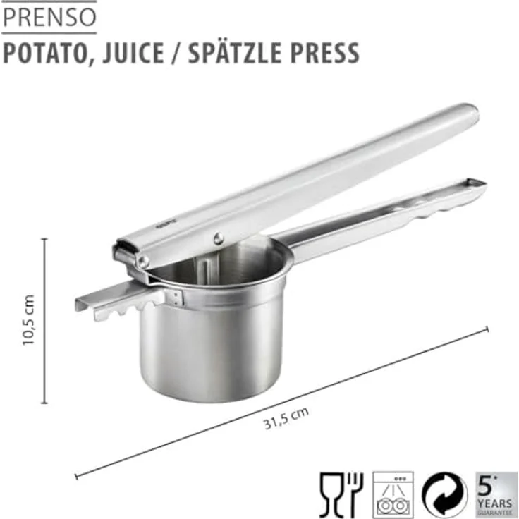 Gefu Kartoffel-, Saft- und Spätzlepresse PRENSO – Bild 3