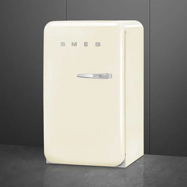 Smeg FAB10LCR6, Freistehender Kühlschrank mit Gefrierfach, 122 l, Energieeffizienzklasse D, Cremefarben – Bild 4