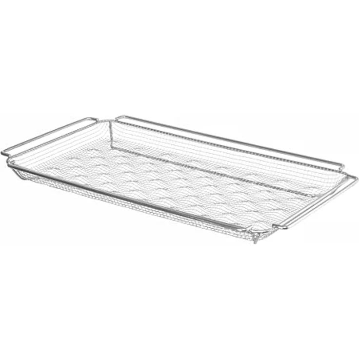 HENDI Backofenkorb CONVECTOMAT, gewellt, temperaturbeständig bis 200°C, GN1/1, 530x325x(H)40mm, Edelstahl – Bild 1