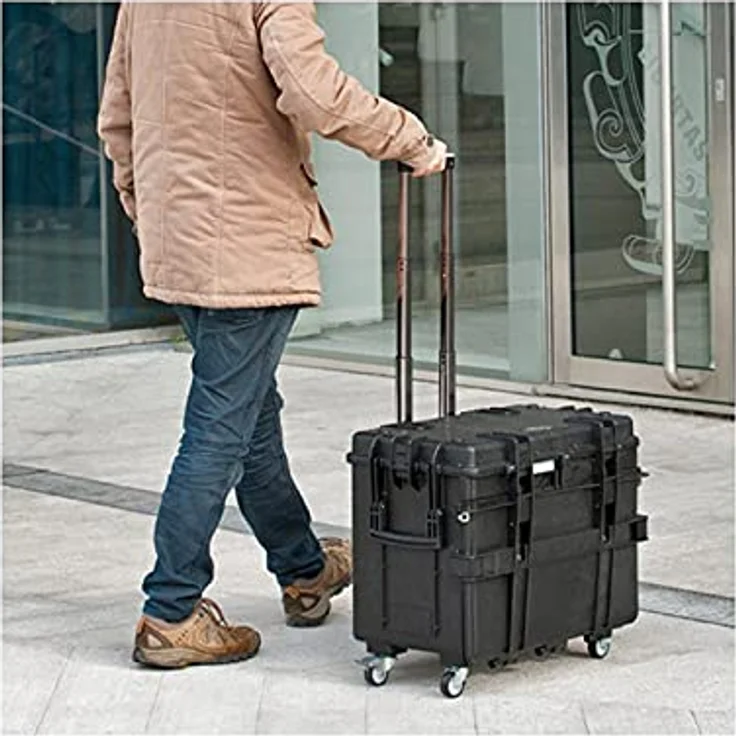Explorer Cases 5140 Trolley Schwarz mit Schaumstoff-Fächer, wasserdicht, robust & lebenslange Garantie – Bild 3
