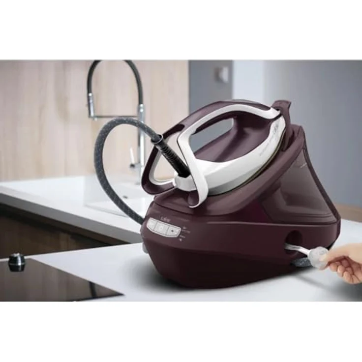 Calor GV9721C0, Trocken- & Dampfbügeleisen mit 3000 W und 160 g/min Dampfstoß, Violett und Weiß – Bild 9