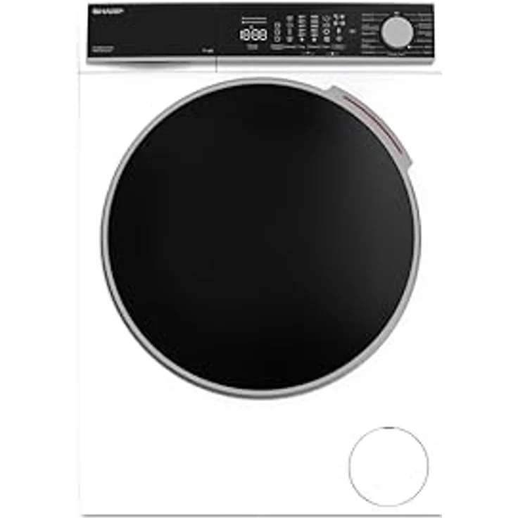 SHARP ES-MNFL814CWA-DE Frontlader Waschmaschine | 8 kg | Energieeffizienzklasse A | 1400 U/min | Inverter Motor | WiFi-Steuerung | Dampf-Funktion | Weiß – Bild 2