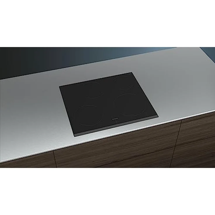 Siemens EA631GNA1E iQ300 Elektro-Kochfeld (herdgesteuert), 60 cm breit, Rahmenlos aufliegend, Zweikreis-Kochzone mit zuschaltbarer Bräterzone, Bedienung über den Herd – Bild 2