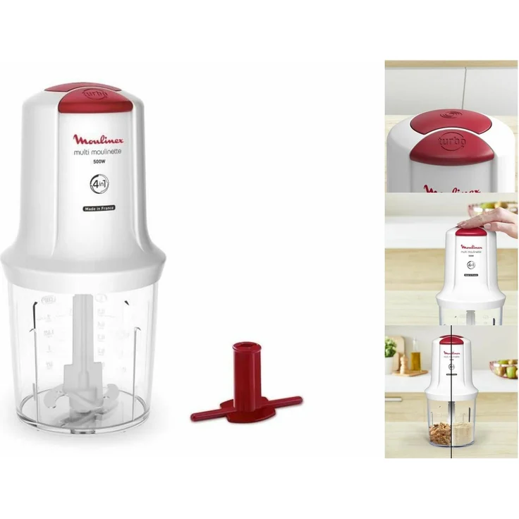 Moulinex Zerkleinerer Fleischwolf Moulinex 500 W, Weiß, 500 W – Bild 1