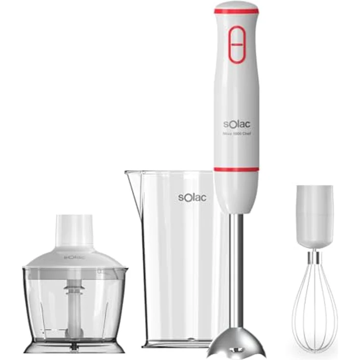 Solac Handrührgerät Stabmixer, 1000 W Leistung – Bild 2