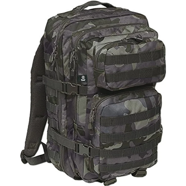 Brandit US Cooper Large Backpack, geräumiger Freizeitrucksack im klassischen Military-Stil mit verstellbarem Schultergurt und gepolstertem Rückenteil – Bild 3
