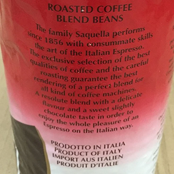 SAQUELLA Espresso Napoli 1kg, Kaffeebohnen – Bild 3