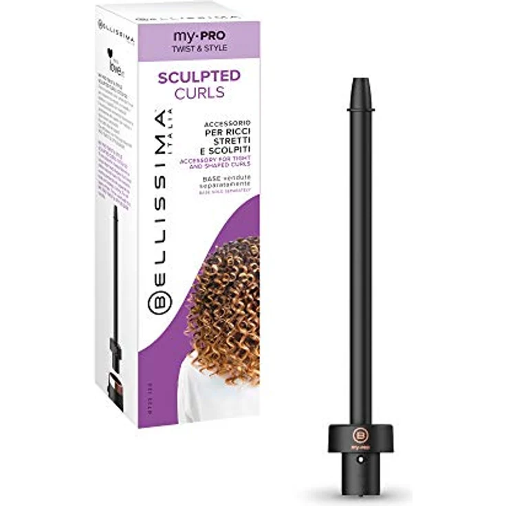 Bellissima My Pro GT22 120, Lockenstab Sculpted Curls für Kombi-Haarstyler My Pro Twist & Style, Aufsatz mit Durchmesser von 11 mm, mit Keramikbeschichtung, Temperatur: 185°C – Bild 1