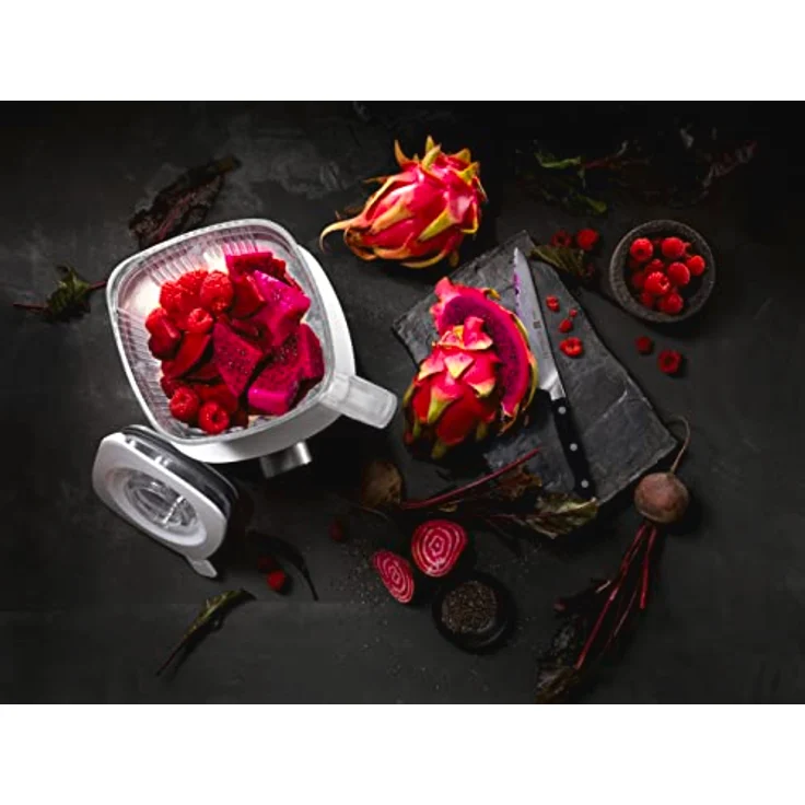Zwilling Enfinigy Pro Standmixer, 1200W, 1,8L, 7 Automatikprogramme, 12 Geschwindigkeiten, Edelstahl, inkl. integrierte Waage, Stampfer, silber – Bild 2