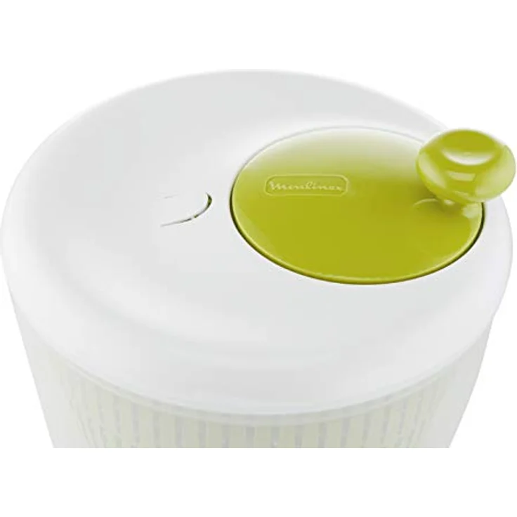 Moulinex Classic Salatschleuder 5 l (5/7 pers), spülmaschinenfest, einfaches und schnelles Auswringen des Salats, mit Stopp-Knopf, hergestellt in Frankreich K1690104 – Bild 4