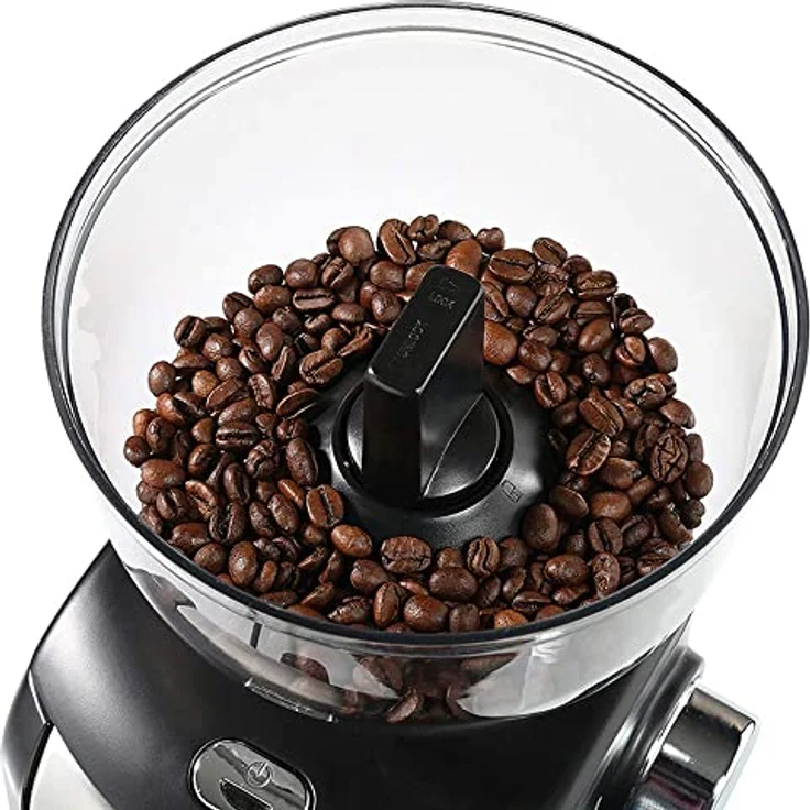 Zassenhaus elektrische Kaffee- mühle  Arabica, Kaffeemühle, Schwarz, Silber – Bild 4