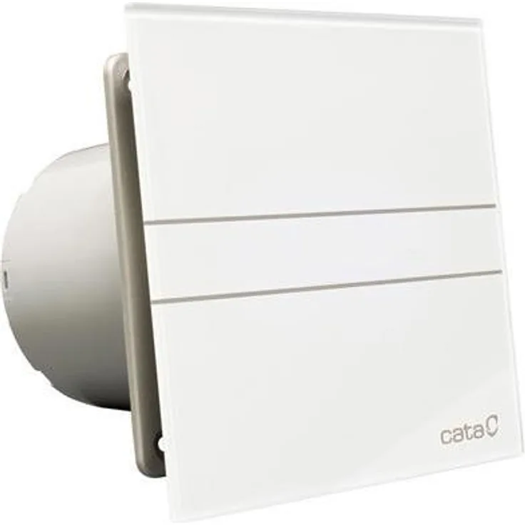 Cata FAN E-100 GT, Klimaanlage Zubehör, Haushaltslüfter in Weiß mit Timer, 8 W Leistung, IP44 Schutzart, 115 m³/h Produktivität