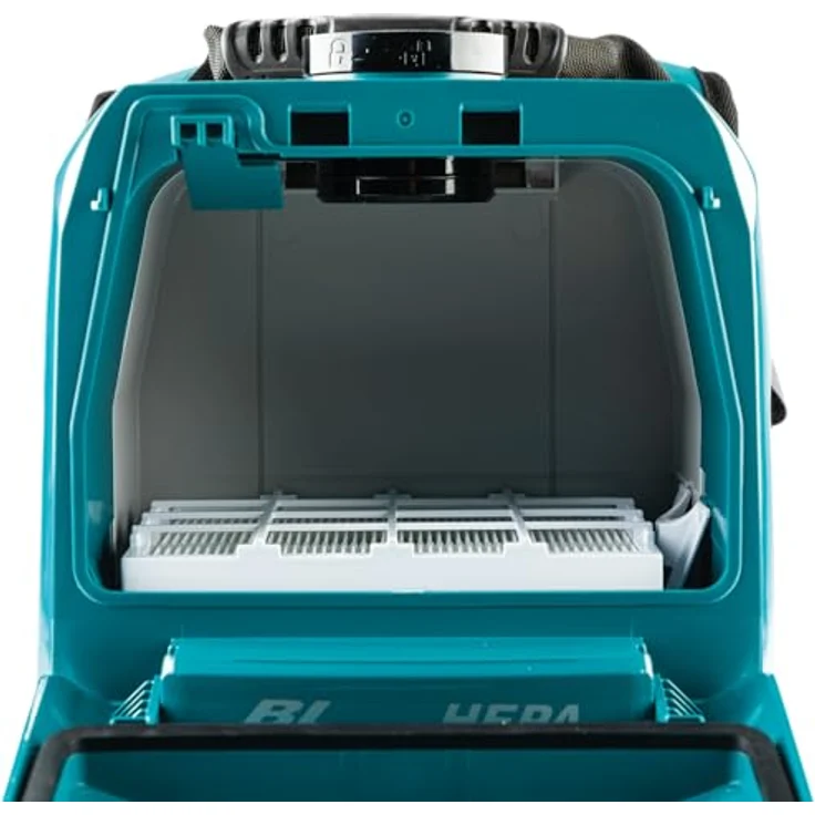 Makita VC009GZ01 Akku-Rucksackstaubsauger 40V max. mit AWS (ohne Akku, ohne Ladegerät), Petrol/Schwarz – Bild 10