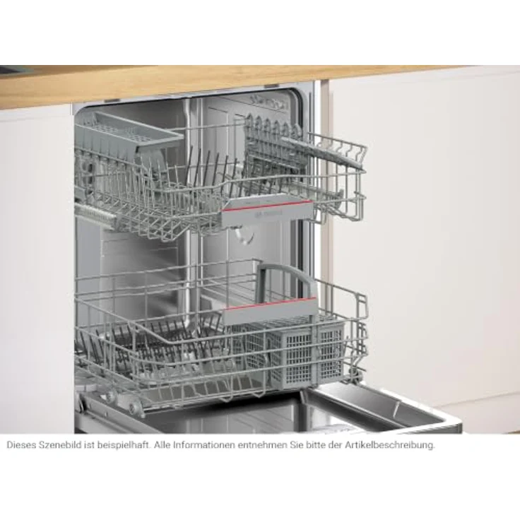 Bosch SMD6ECX12E Vollintegrierter Einbaugeschirrspüler, 13 Maßgedecke, Energieeffizienzklasse C, Home Connect-fähig, Eco Silence Drive – Bild 5