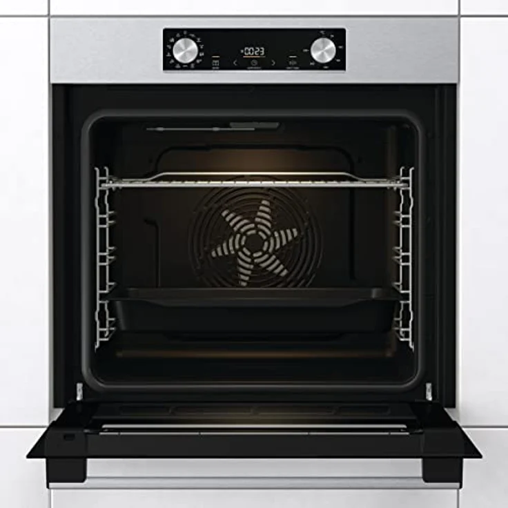 Gorenje OptiBake BOS 6737 E02X Einbau-Backofen / 77L / AquaClean/Heißluft/ExtraSteam/AirFry/PerfectGrill/Pizzamode 300°C/Edelstahl, Inox – Bild 2