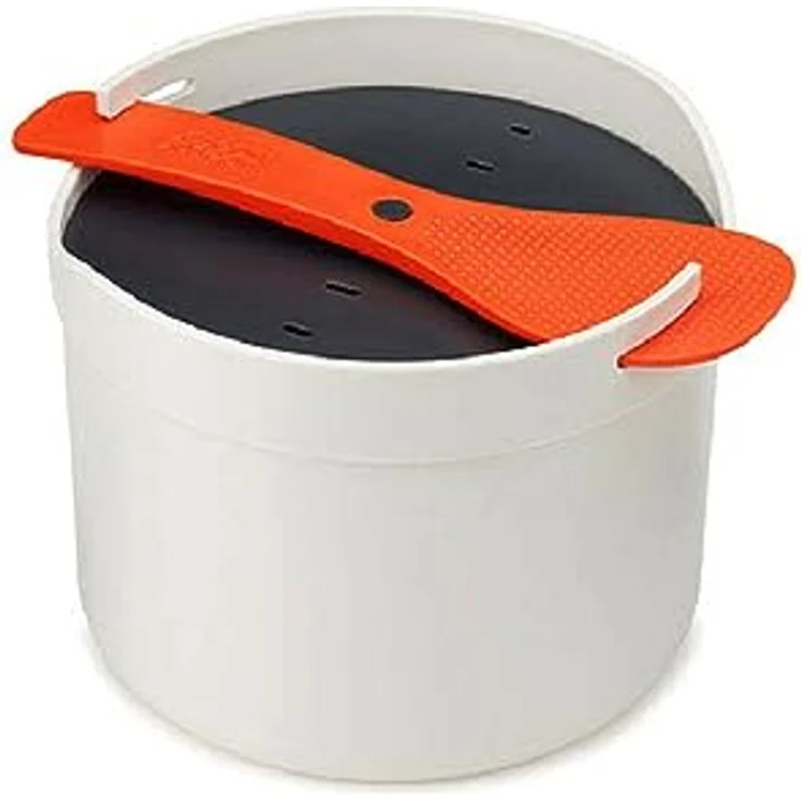 Joseph Joseph M-Cuisine - Mikrowellen Reis- und Getreidekocher - schwarz-weiß – Bild 2