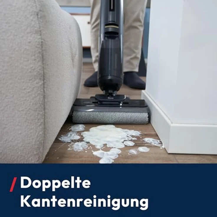 Hoover Nass-Trocken-Sauger HW3P10 011, beutellos, kabellos, mit ANTI-TWIST-Technologie und intelligentem Sprachassistenten, Farbe Ice Grey – Bild 5