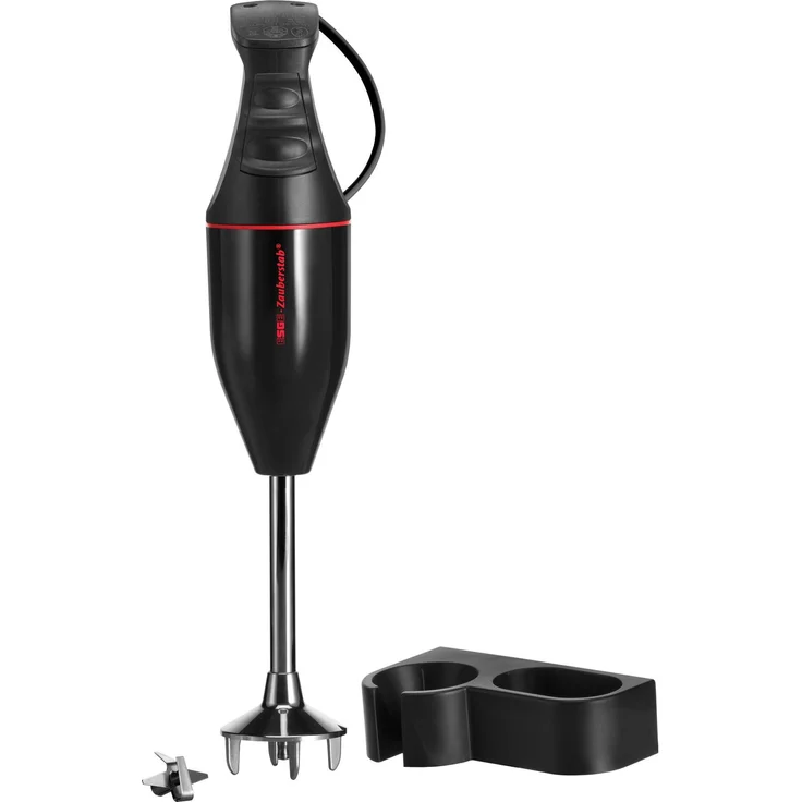 ESGE Zauberstab Stabmixer ESGE-Zauberstab 901295 M 100, Schwarz, mit leistungsfähigem AC-Motor und Soft-Membranschaltung
