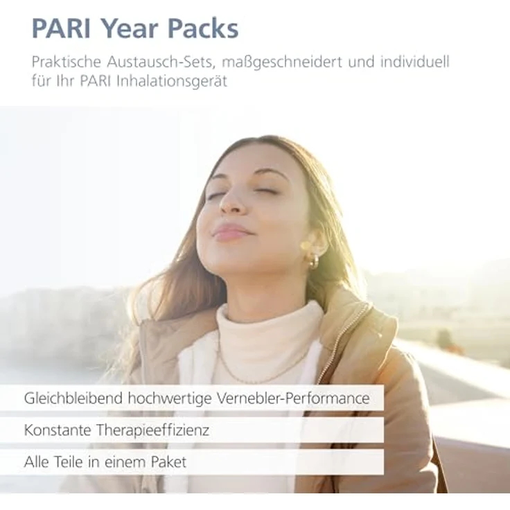 PARI SINUS 2 Year Pack – Set zum Austauschen für Ihr Inhalationsgerät – LC SPRINT SINUS Vernebler Nasenstöpsel, Schlauchsystem und Filter – Bild 3