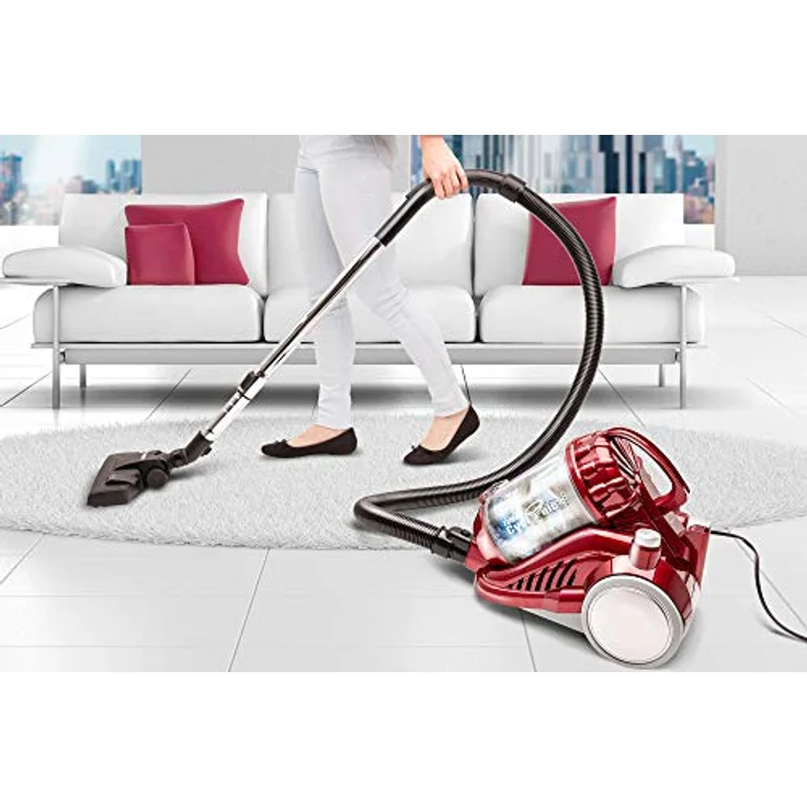 TurboTronic by Z-Line Bodenstaubsauger Multi Zyklon Trockensauger 22kPa ohne Beutel, beutellos, Tierhaare, 900 W, beutellos, Parkett, beutellos, Staubsauger, Boden Trocken Sauger, Metallic-Lackierung – Bild 6