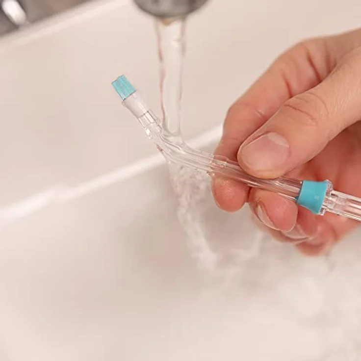 Cecotec Irrigador Bucal Bamba ToothCare 1200 Jet Pro. 7 Boquillas, Hasta 1250-1700 pulsos por minuto, Pantalla LED, Capacidad 1000 ml, 10 Ajustes de presión, IPX4, Desinfección con luz UV – Bild 5