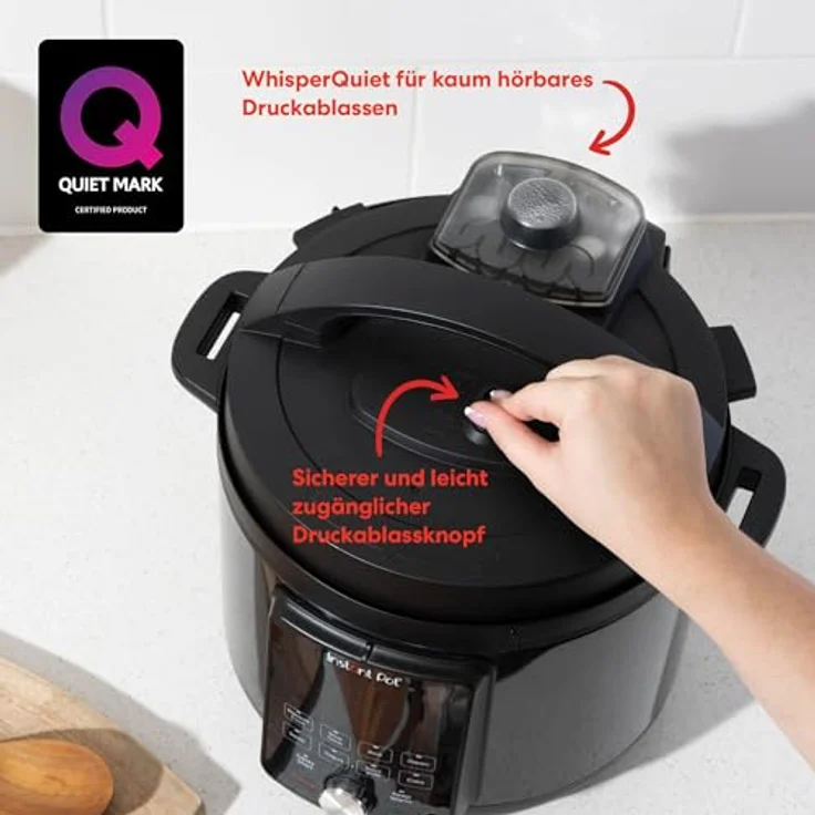 Instant Pot Duo Plus Pressure & Slow Cooker w/Whisper Quiet, Multikocher in Blau – Bild 3