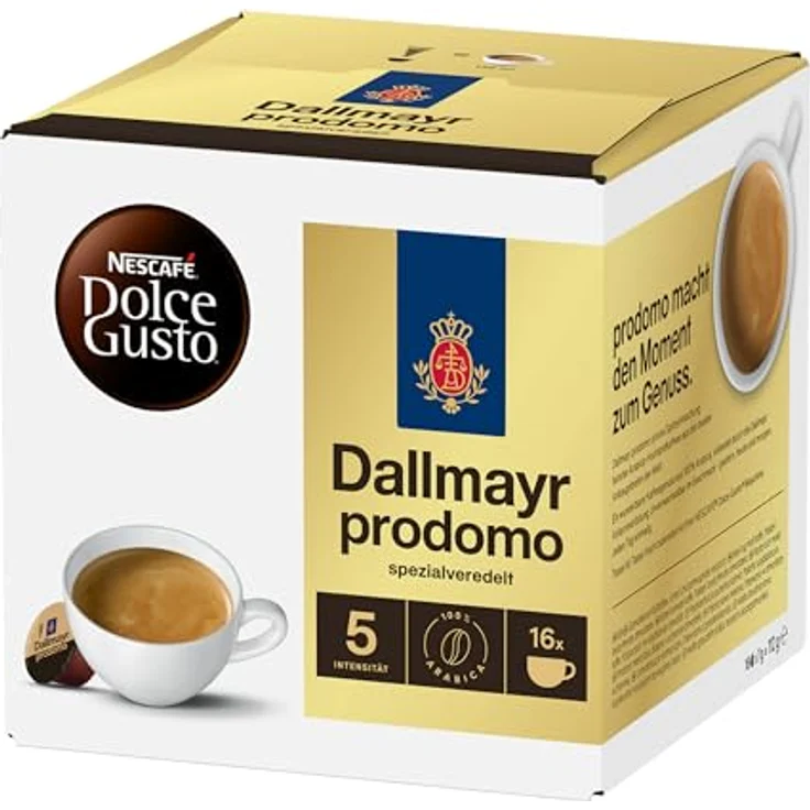Nescafé Dolce Gusto Dallmayr prodomo, Kaffee, Kaffeekapsel, 3er Pack, 3 x 16 Kapseln – Bild 3
