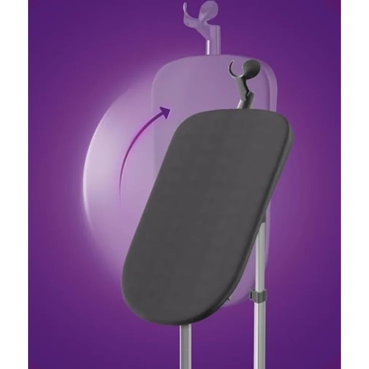 Philips Dampfglätter - 2000 W, 40 g/min konstanter Dampf., 3 Dampffunktionen, 2-Liter-Wassertank, Einfache Entkalkung durch Spülen, Große Dampfplatte, Schwarz (STE3170/80) – Bild 5