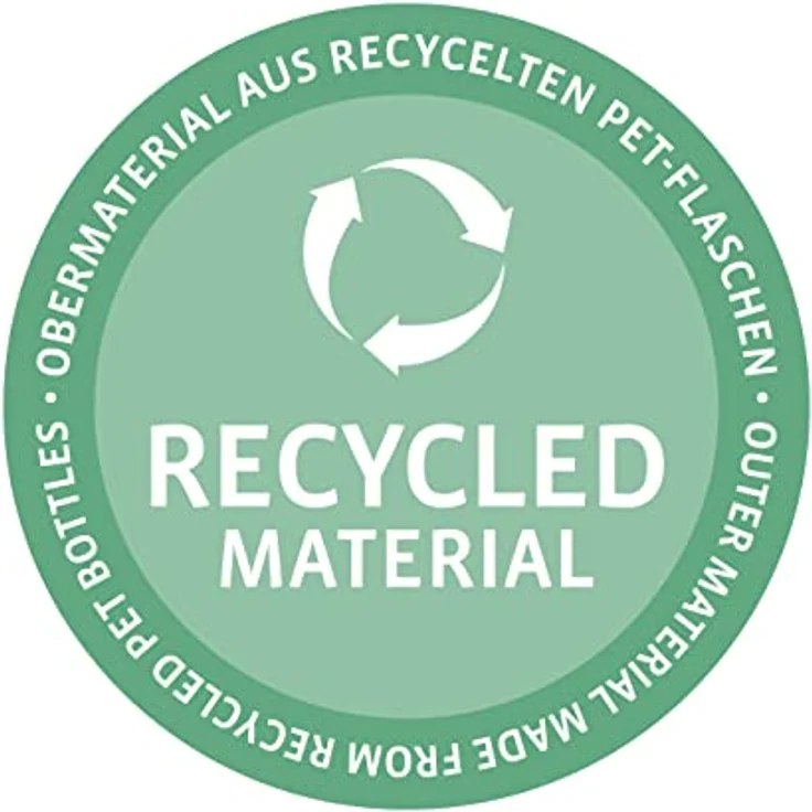 reisenthel shopper M op-art, geräumige Shopping Bag aus wasserabweisendem Material mit Reißverschluss und Innentasche, quadratischer Boden, nachhaltig aus recycelten PET-Flaschen – Bild 5