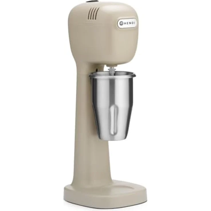 Hendi Milchshake-Mixer - Design by Bronwasser Standmixer, 400 Watt, Kunststoff, grau, braun – Bild 6