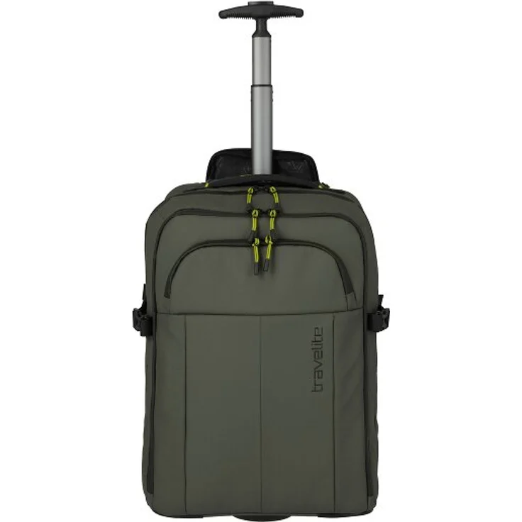 Travelite Briize Rucksacktrolley 50 cm, 2 Rollen, khaki, aus 100% Polyurethan, kompakte Größe 32 x 20 x 50 cm