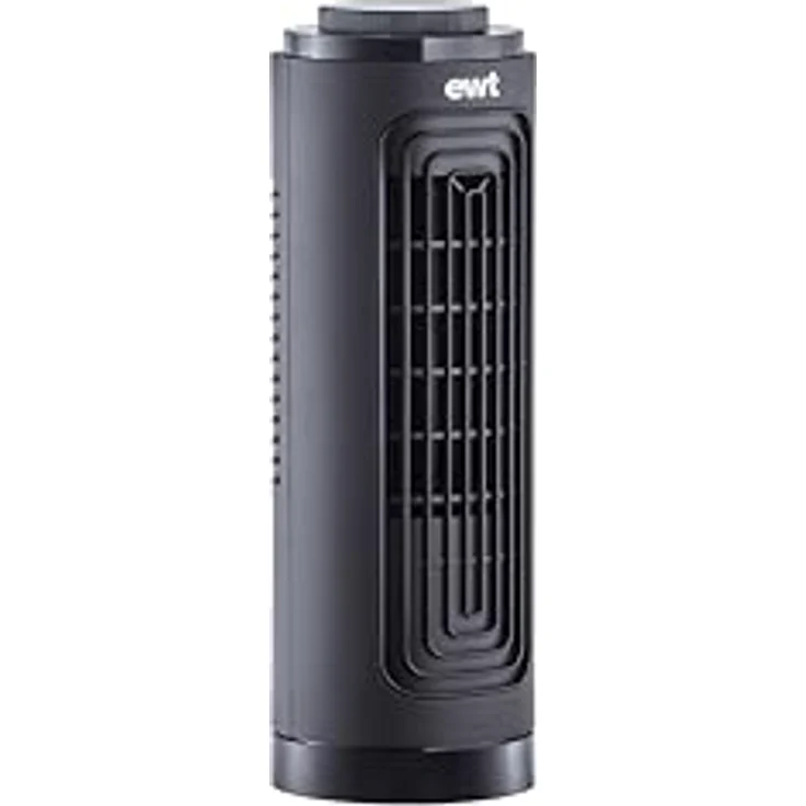 EWT Tischventilator, Ventilator mit kompakter Bauweise, schwarz – Bild 3