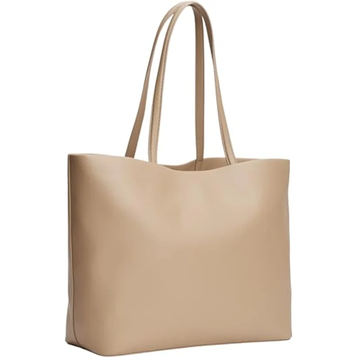 Tommy Hilfiger Modern Shopper Tasche, 35 cm, Kunstleder, coastal taupe – Bild 2
