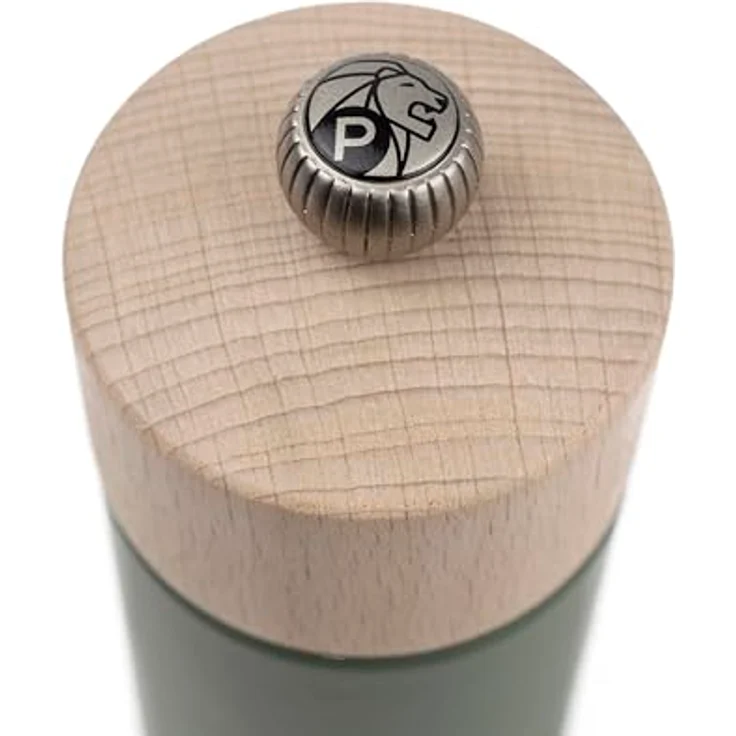 PEUGEOT Boreal 12 cm Pfeffermühle, klassisches Mahlwerk aus PEFC-zertifiziertem Buchenholz, Farbe Farn-Grün – Bild 2