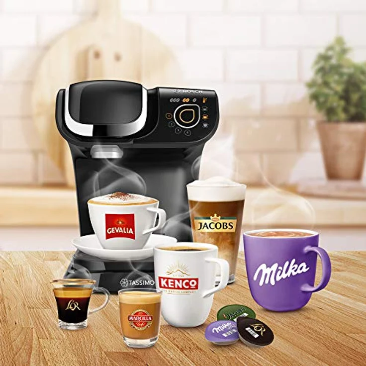 Bosch TAS6502 Tassimo My Way 2 Kapselmaschine, über 70 Getränke, Personalisierung, vollautomatisch, BRITA Wasserfilter, 1500 W, schwarz – Bild 3
