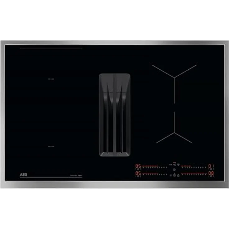 AEG OCH84B03XB Bridge XTM Kochfeldabzug Induktion, Umluftbetrieb, Lüften-Funktion, 796 x 516 mm – Bild 1