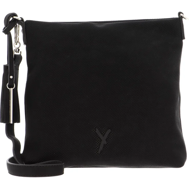 SURI FREY Romy Basic Crossover Bag, Umhängetasche mit Perforation, Schwarz – Bild 1
