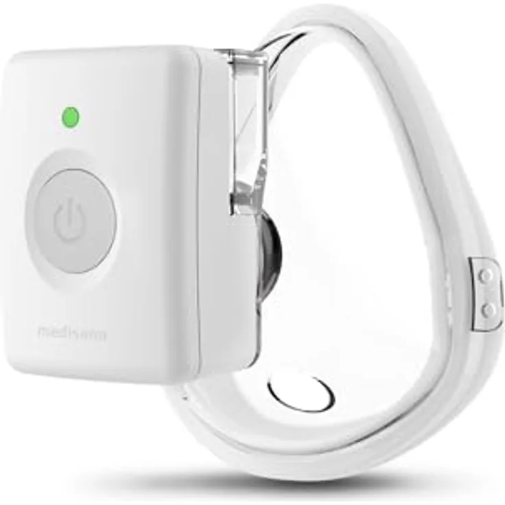 Medisana IN 700 Inhalator mit Akku, tragbar und kabellos, Vernebler mit Mesh Technologie, für freihändige Inhalation, Mundstück und Maske, blau