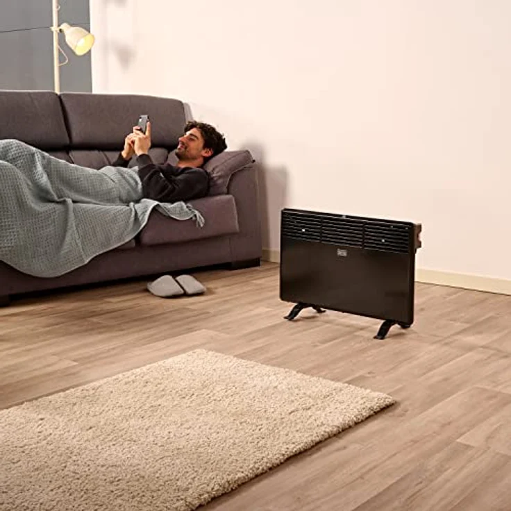 Black+Decker ES9350030B BXCSH1200E Konvektor, 240 V, Schwarz, 1200 W – Bild 4