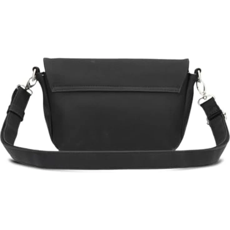 Zwei Bodybag Mademoiselle M40, Handtasche aus Kunstleder mit 1 Liter Volumen, schwarz, genarbte Oberfläche – Bild 3